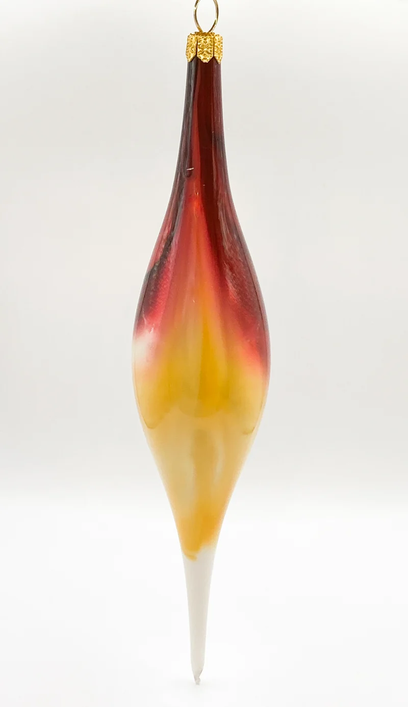 Olive creme-magenta marmoriert
