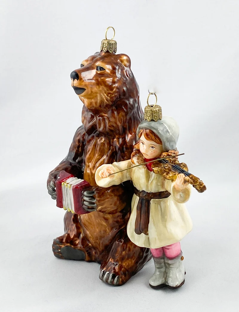 Das Mädchen und der Bär musizieren zusammen, AtlasArt