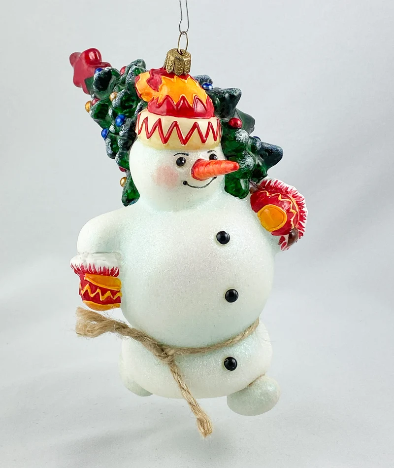 Mama-Schneemann und Papa-Schneemann bringen den Weihnachts-Baum und das Spielzeug, AtlasArt