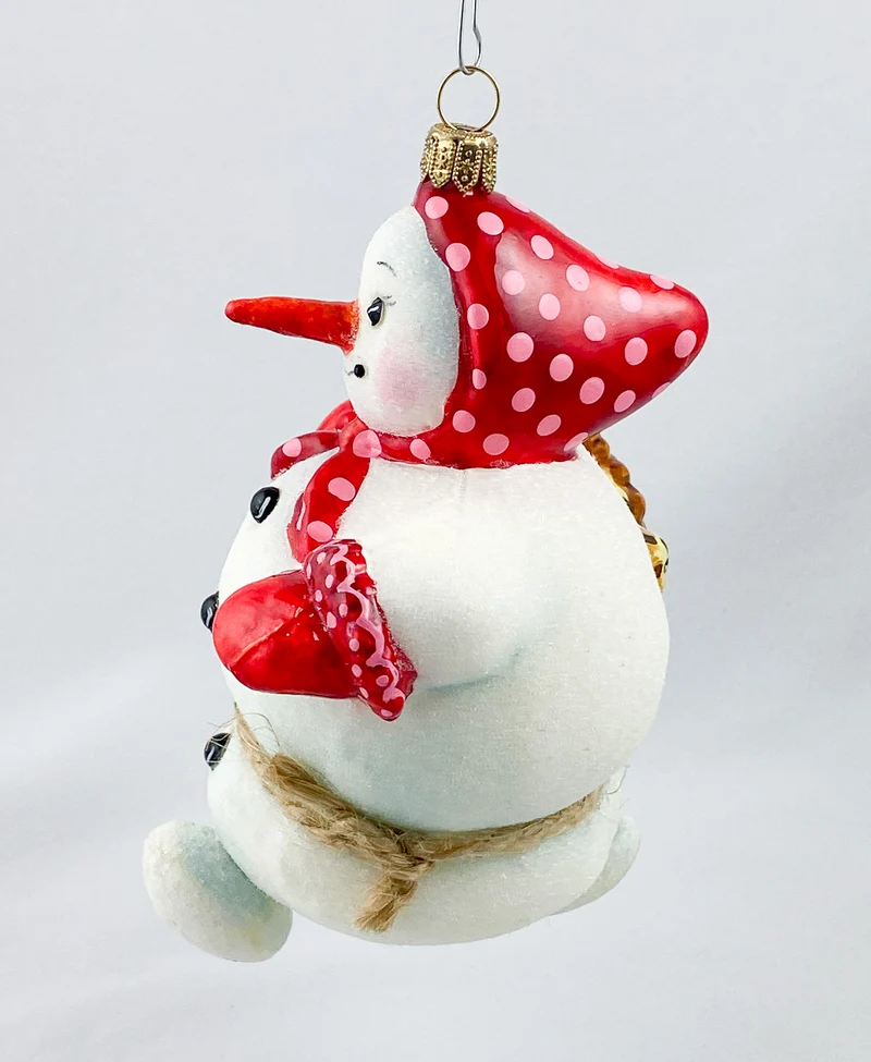 Mama-Schneemann und Papa-Schneemann bringen den Weihnachts-Baum und das Spielzeug, AtlasArt