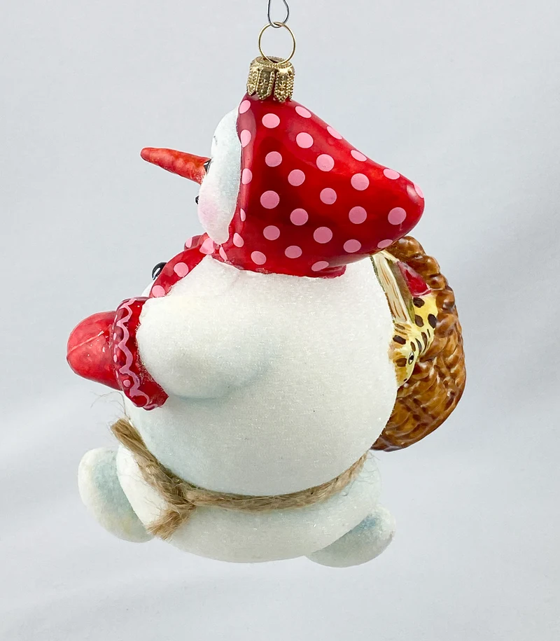 Mama-Schneemann und Papa-Schneemann bringen den Weihnachts-Baum und das Spielzeug, AtlasArt