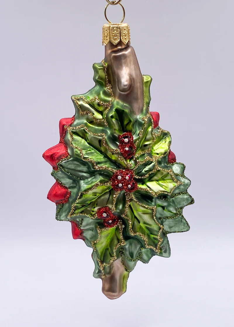 Weihnachtlicher Blumenstrauss mit Poinsettie