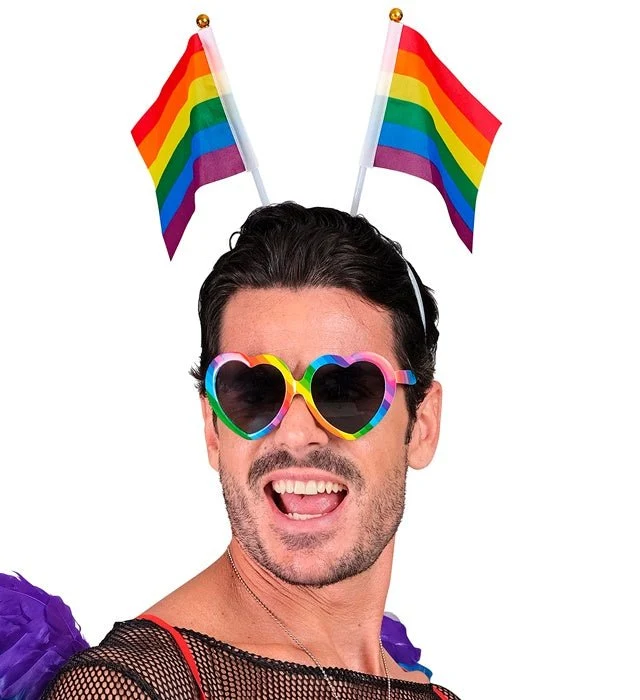 Stirnband Regenbogenflaggen
