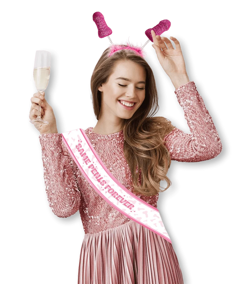Bachelorette Party Schärpe Gleicher Penis für immer