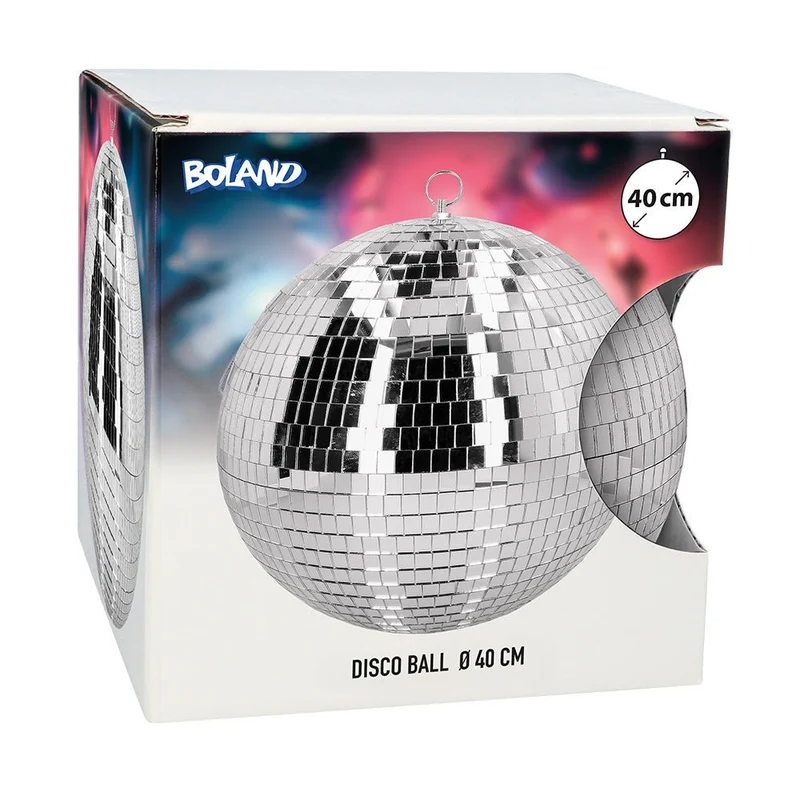 Silberner Discoball Xl 40cm