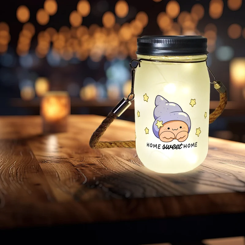 Jelly & Friends Einsiedlerkrebs Solarlicht mit Spruch Home Sweet Home
