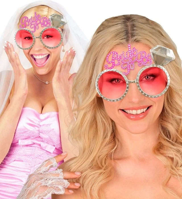 Bride To Be Brille Glitter