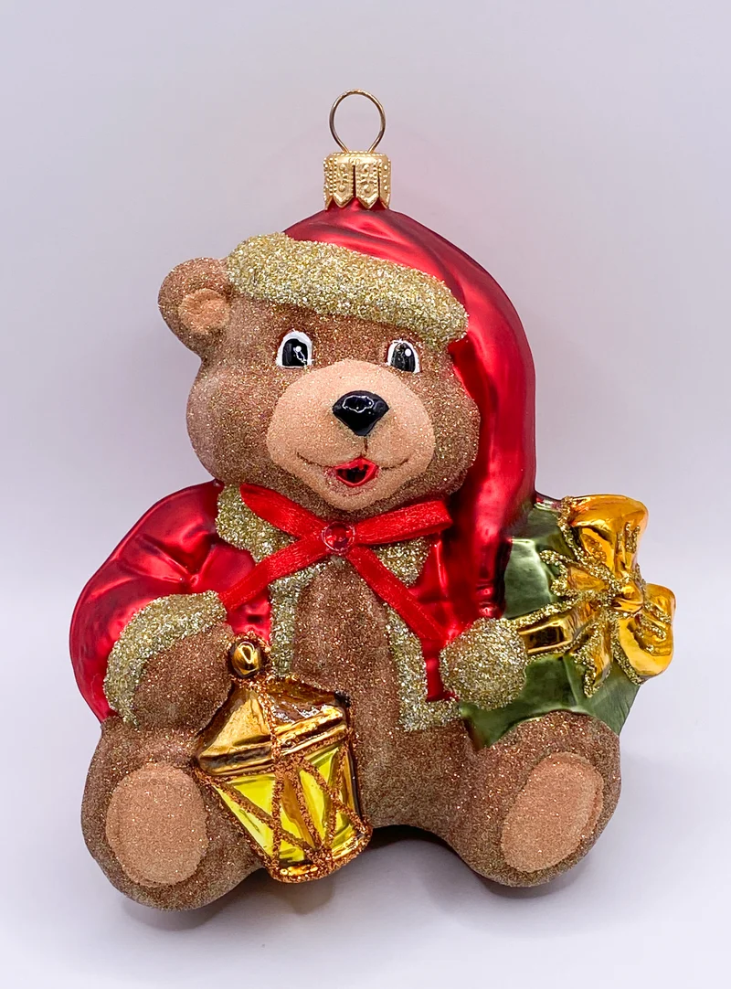 Teddybär mit Laterne