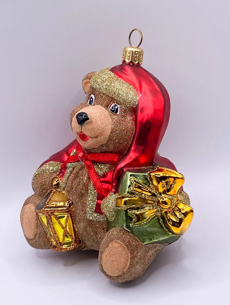 Teddybär mit Laterne