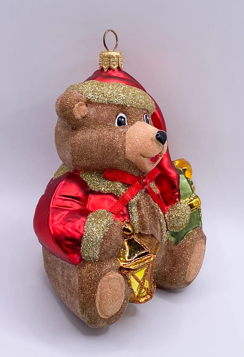 Teddybär mit Laterne