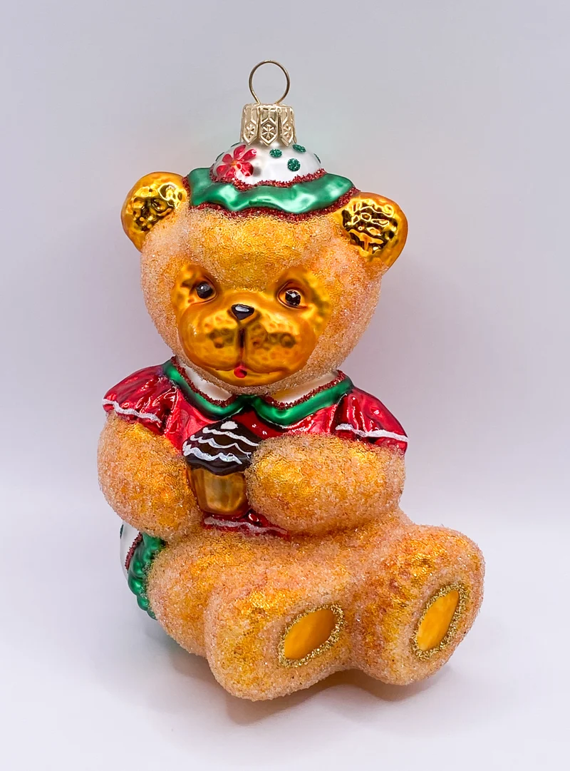 Teddybär mit Cup-Cake