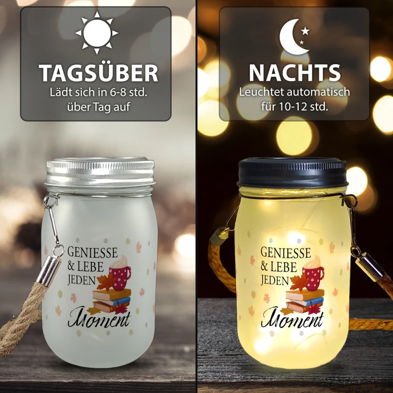Genieße & lebe jeden Moment Solarlicht