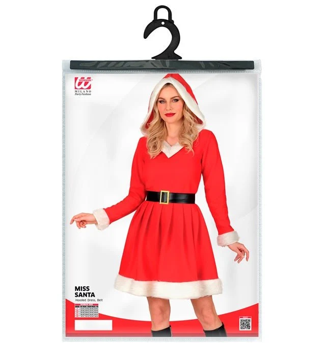 Weihnachtskleid Rot Weiß Damen