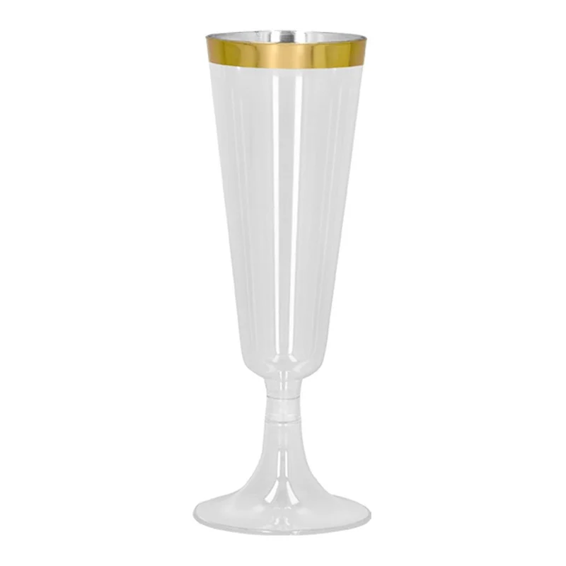 Goldene Champagnergläser 4 Stück