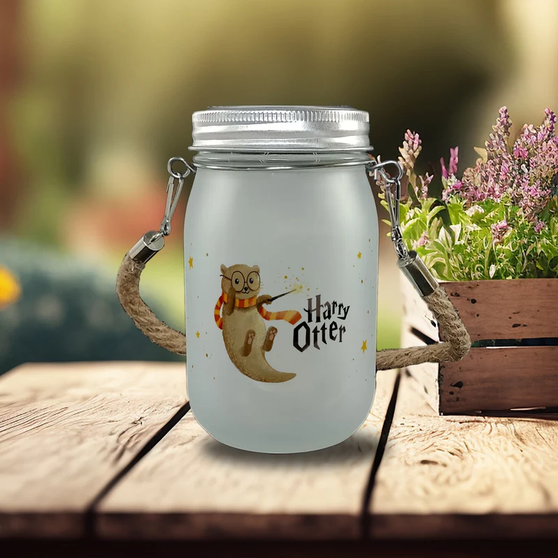 Harry Otter Solarlicht mit Spruch