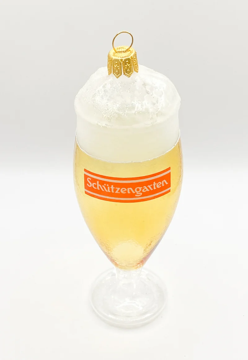 Bierglas Tulpe mit der Aufschrift " Schützengarten "