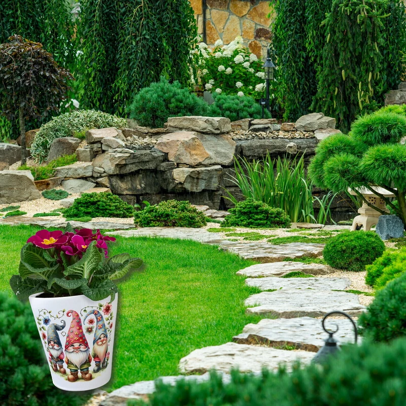 Gartenzwerge Blumentopf