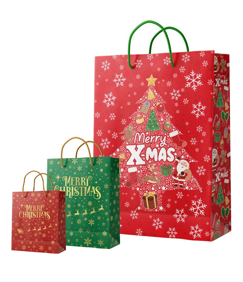 Weihnachtsgeschenktüte L Frohe Weihnachten