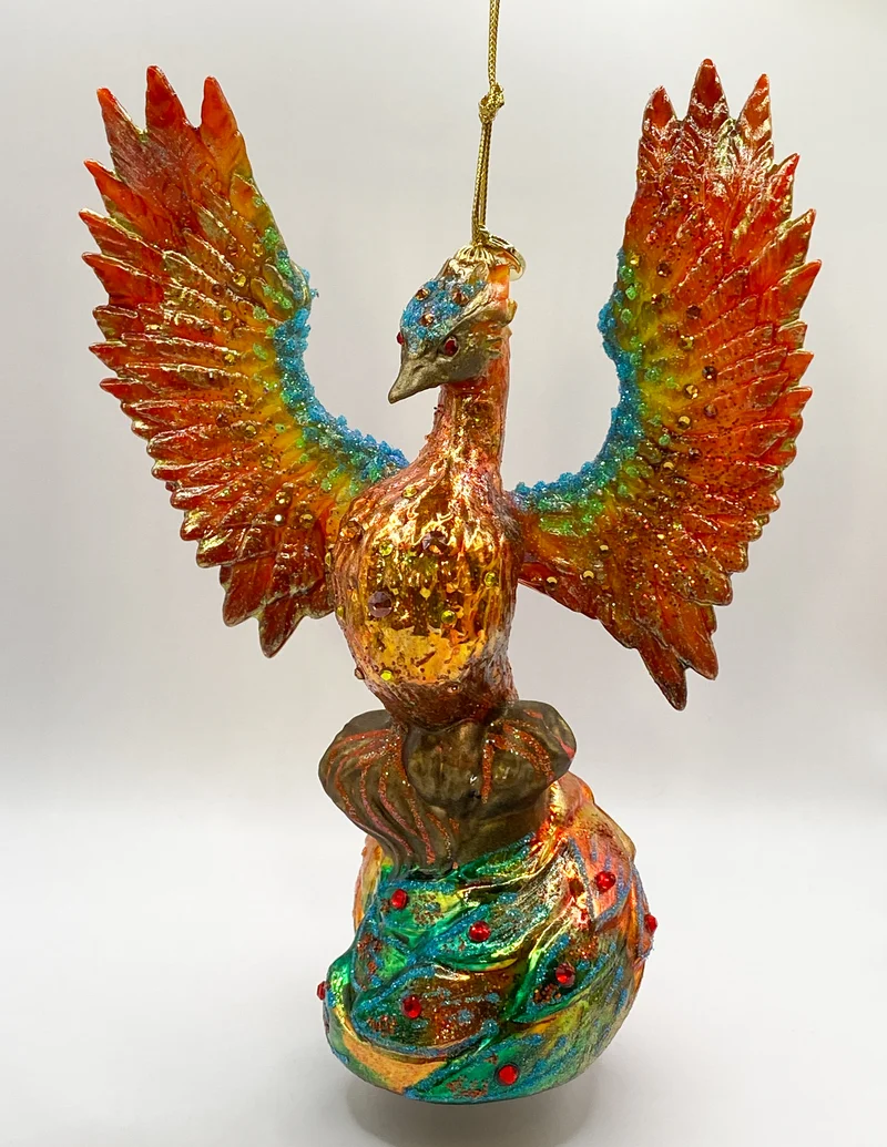 Feuer-Phoenix, Feuervogel, GlitterLab