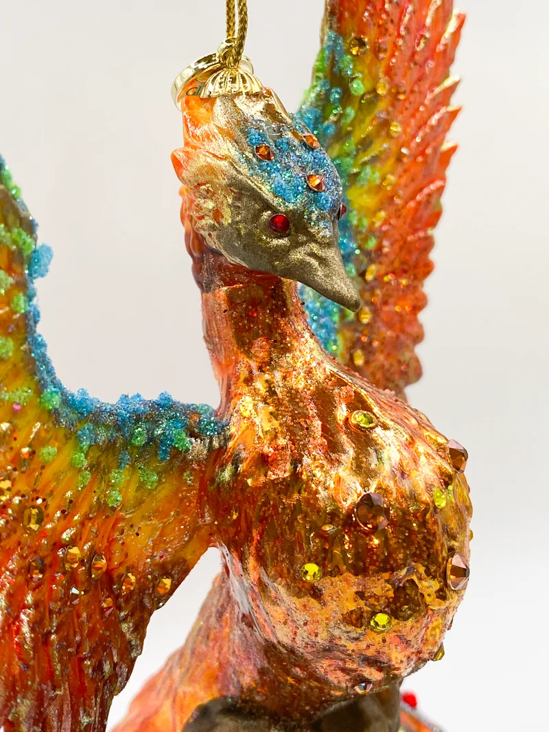 Feuer-Phoenix, Feuervogel, GlitterLab