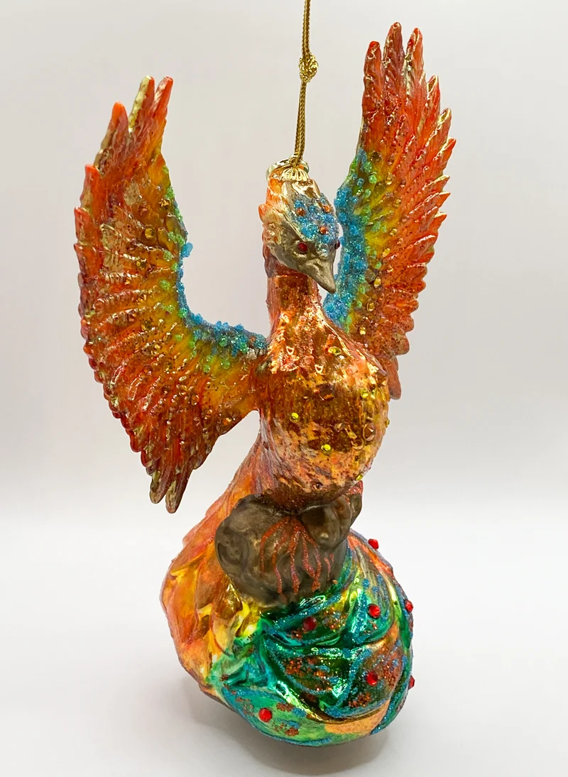 Feuer-Phoenix, Feuervogel, GlitterLab