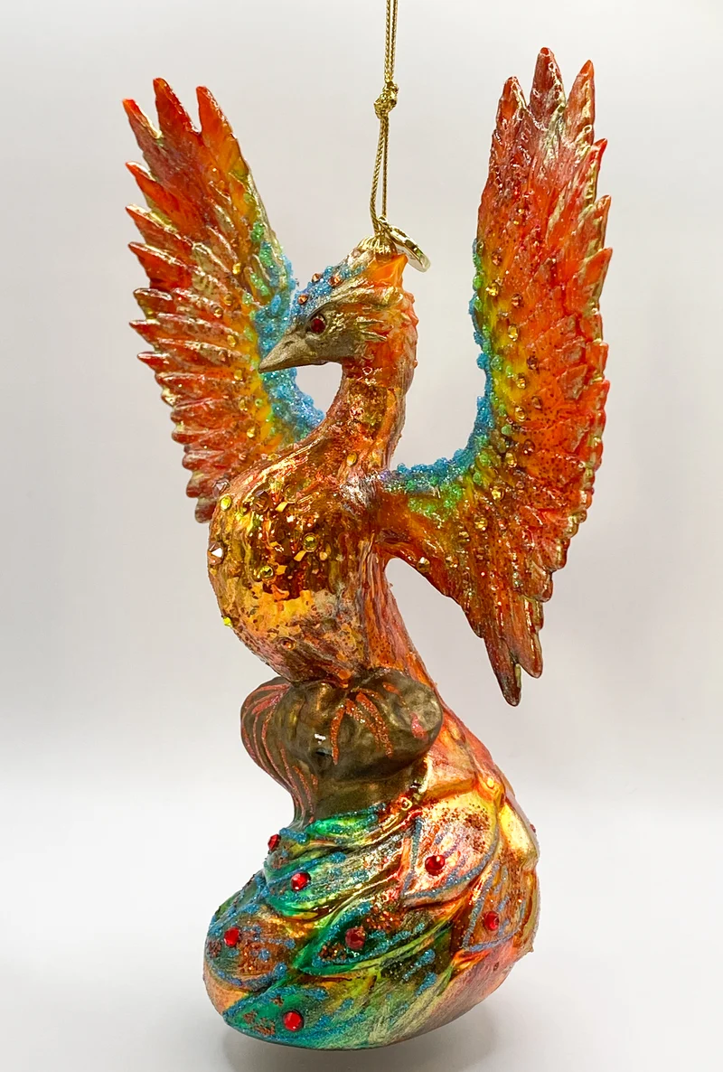 Feuer-Phoenix, Feuervogel, GlitterLab