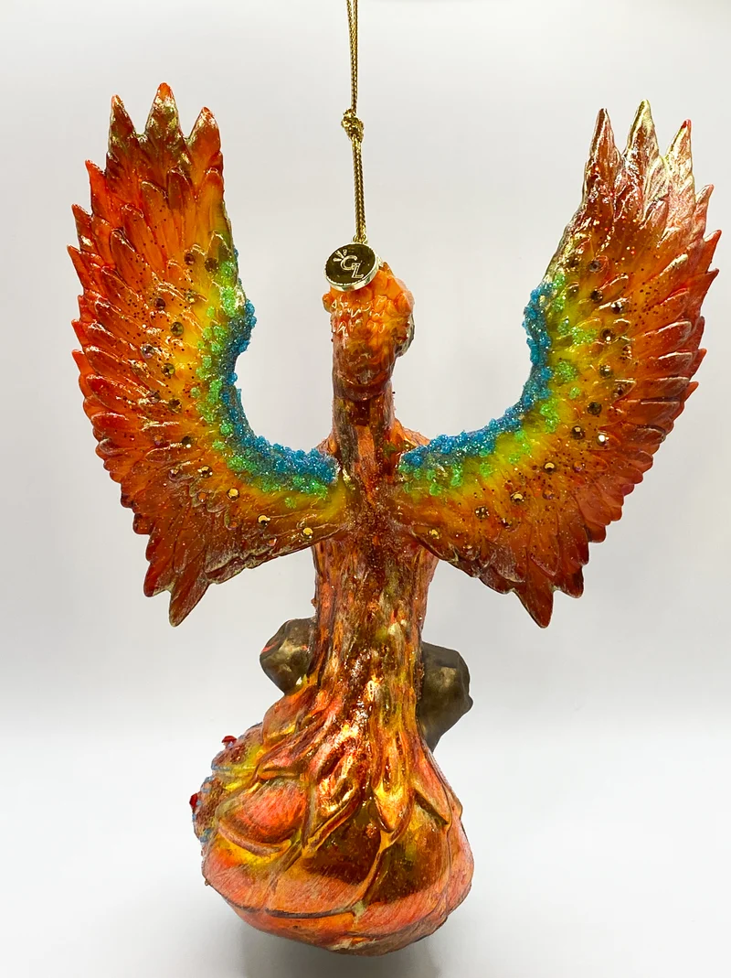 Feuer-Phoenix, Feuervogel, GlitterLab