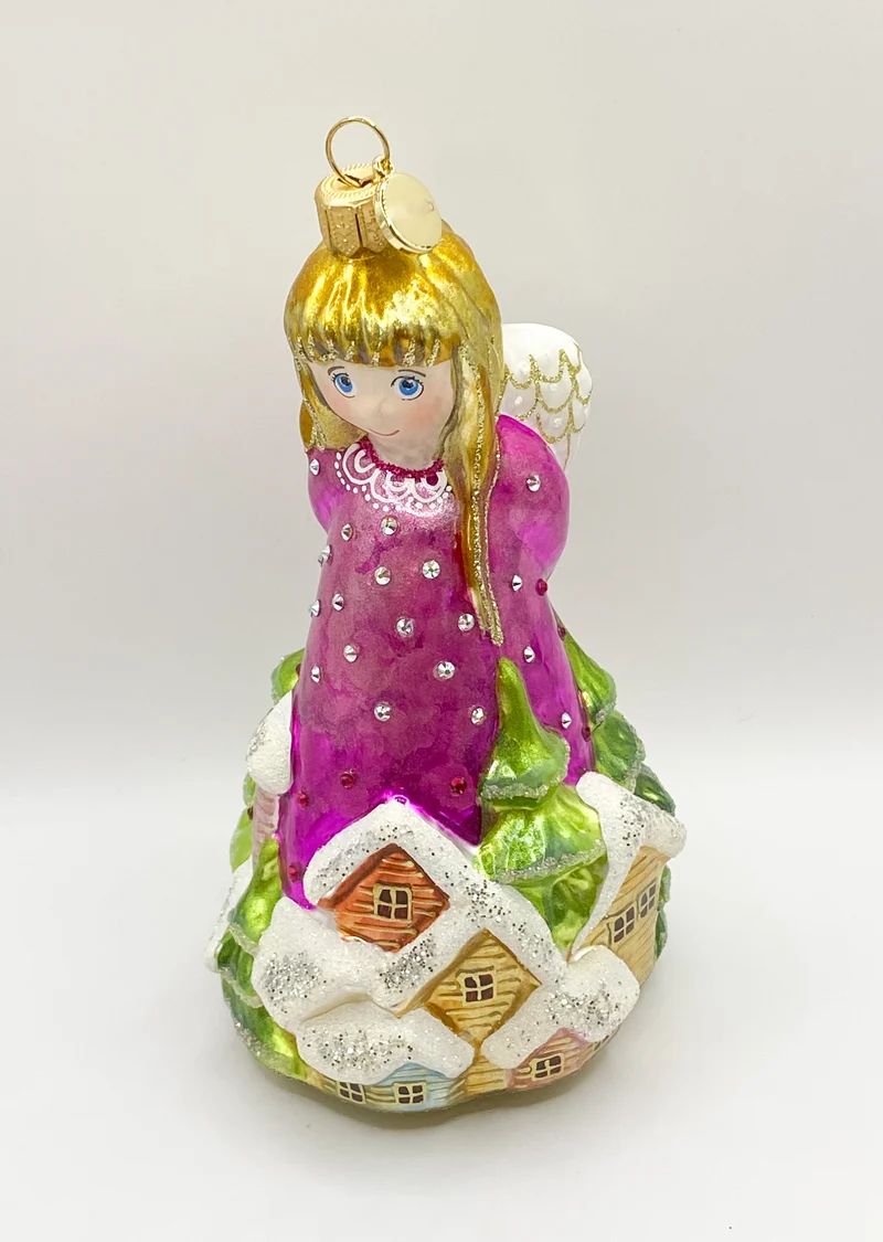 Engel im rosa Glitzer-Kleidchen, GlitterLab