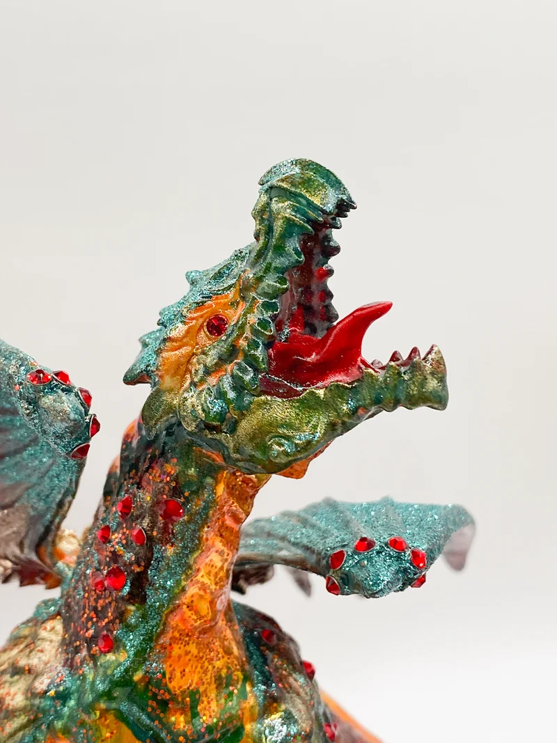 Drachen auf dem Gold-Schatz, GlitterLab