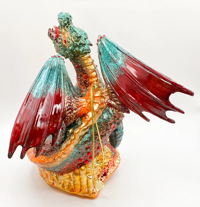 Drachen auf dem Gold-Schatz, GlitterLab