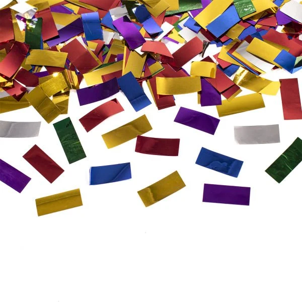 Bunte Konfettikanone Folie 40cm