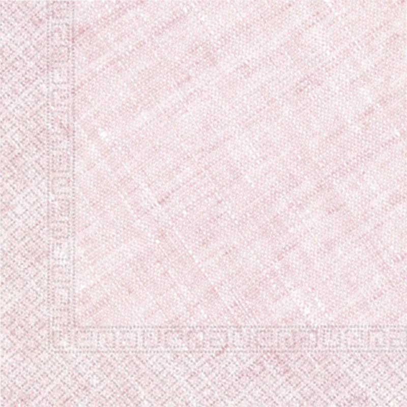 Hellrosa Servietten Pastell 33cm 20Stück