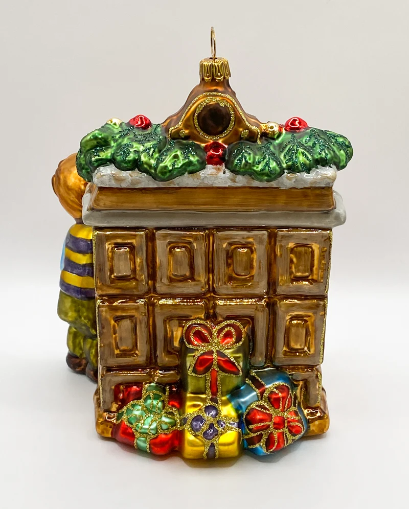 Die Kinder hängen ihre Weihnachtsstrümpfe an den Kamin, KOMOZJA MOSTOWSKI