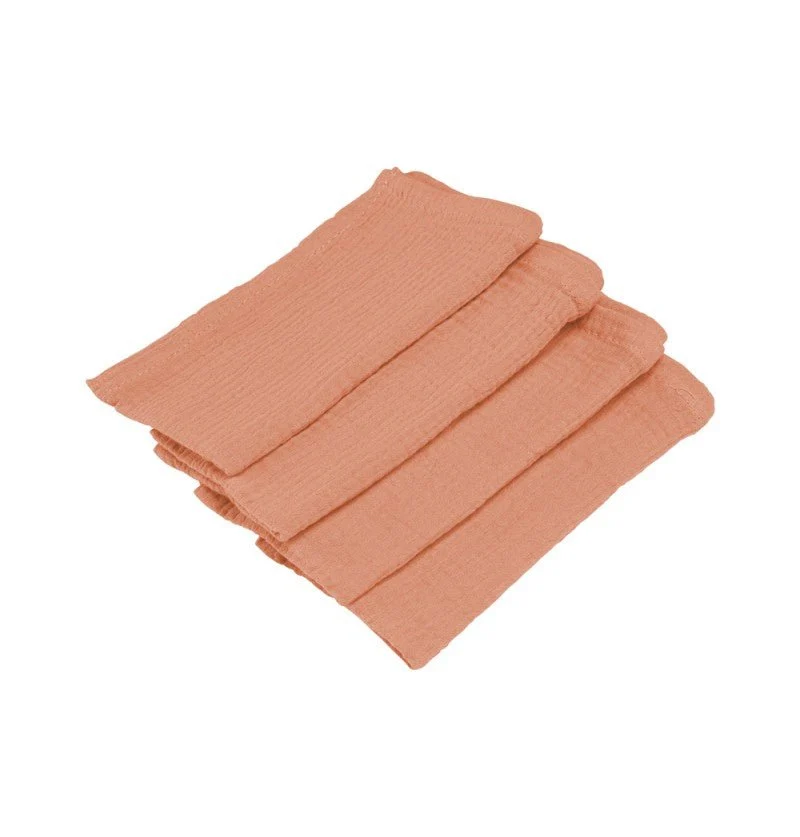 Orange Servietten Baumwolle 40cm 4Stück