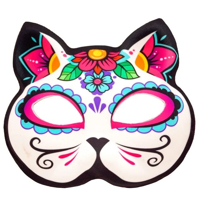 Kinnlose Maske Tag der Toten
