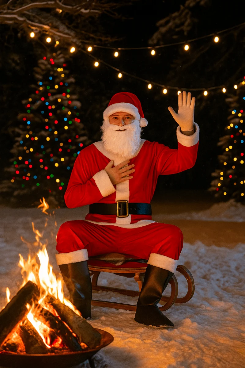 Weihnachtsmann Kostüm 6 Teile
