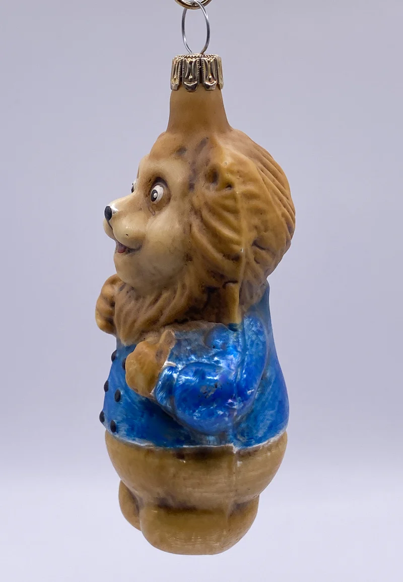 Löwe mit blauer Jacke