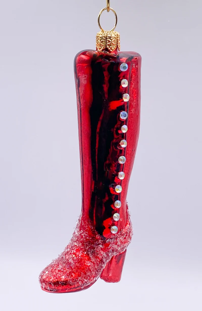 Roter High Heel Stiefel
