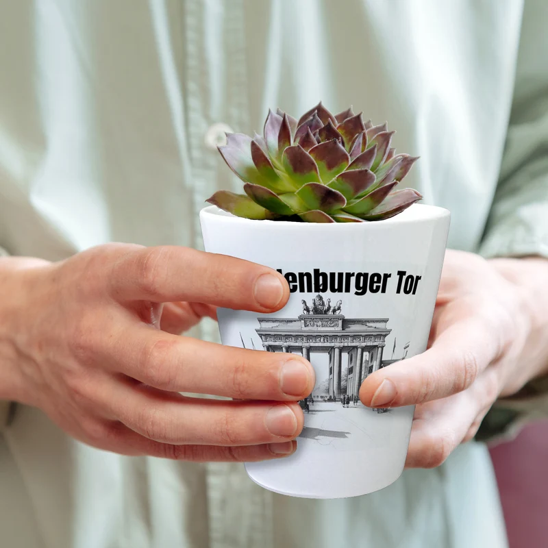 Berlin Souvenir Brandenburger Tor Blumentopf