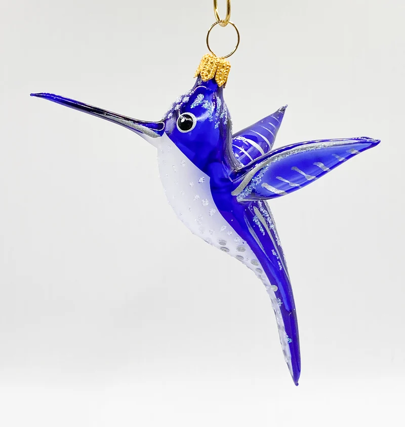 Kolibri blau transparent