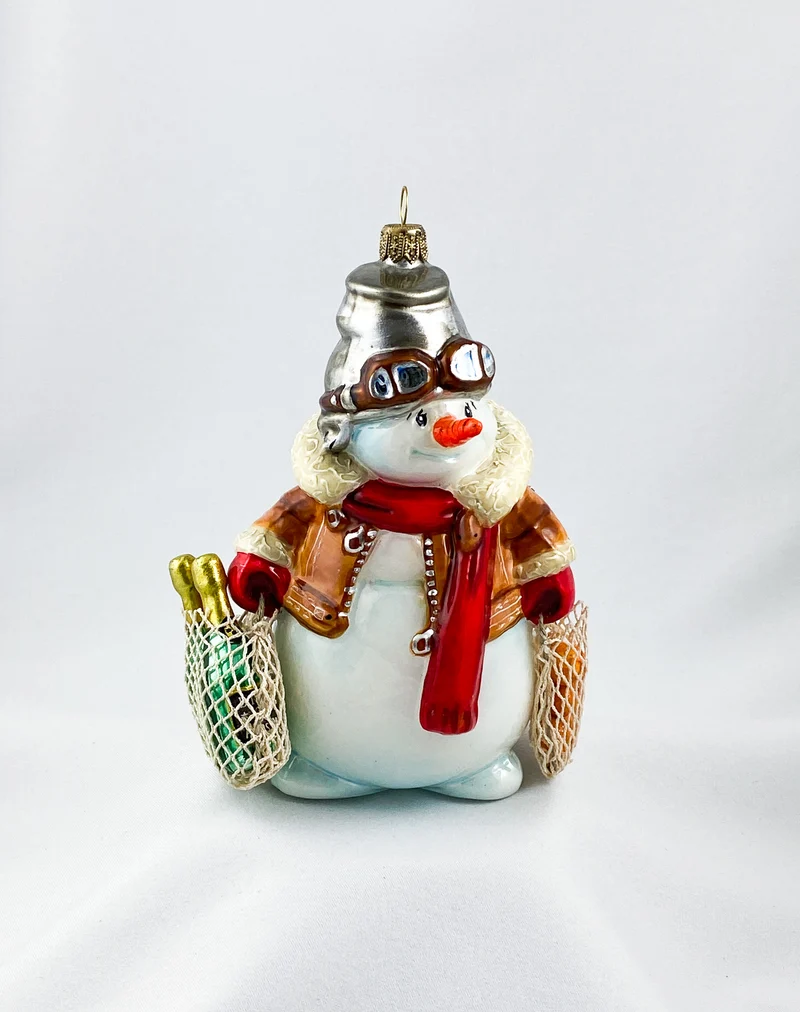 Der Schneemann geht für die Festtage einkaufen, AtlasArt