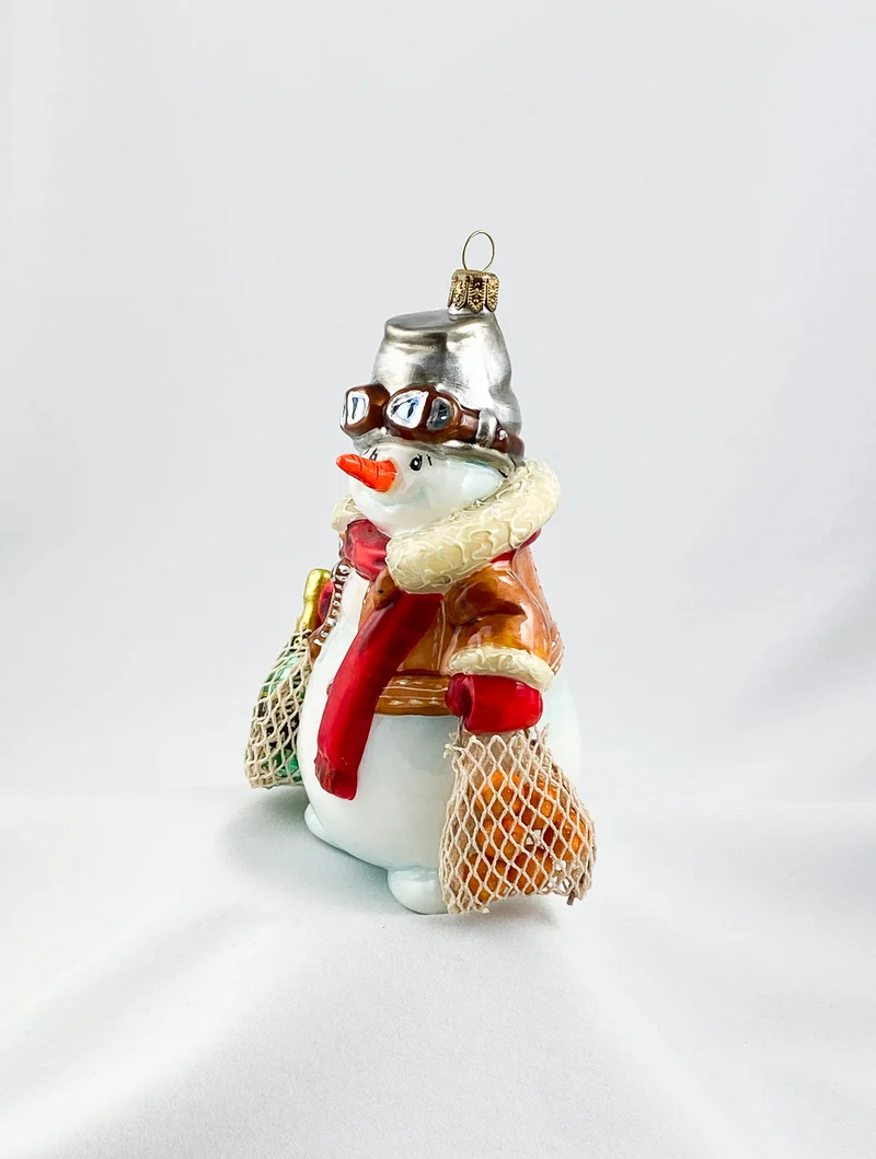 Der Schneemann geht für die Festtage einkaufen, AtlasArt