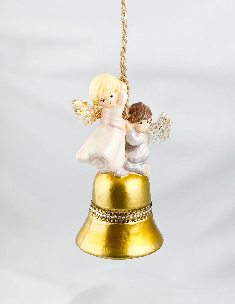 Zwei Engel läuten die goldene Glocke, AtlasArt