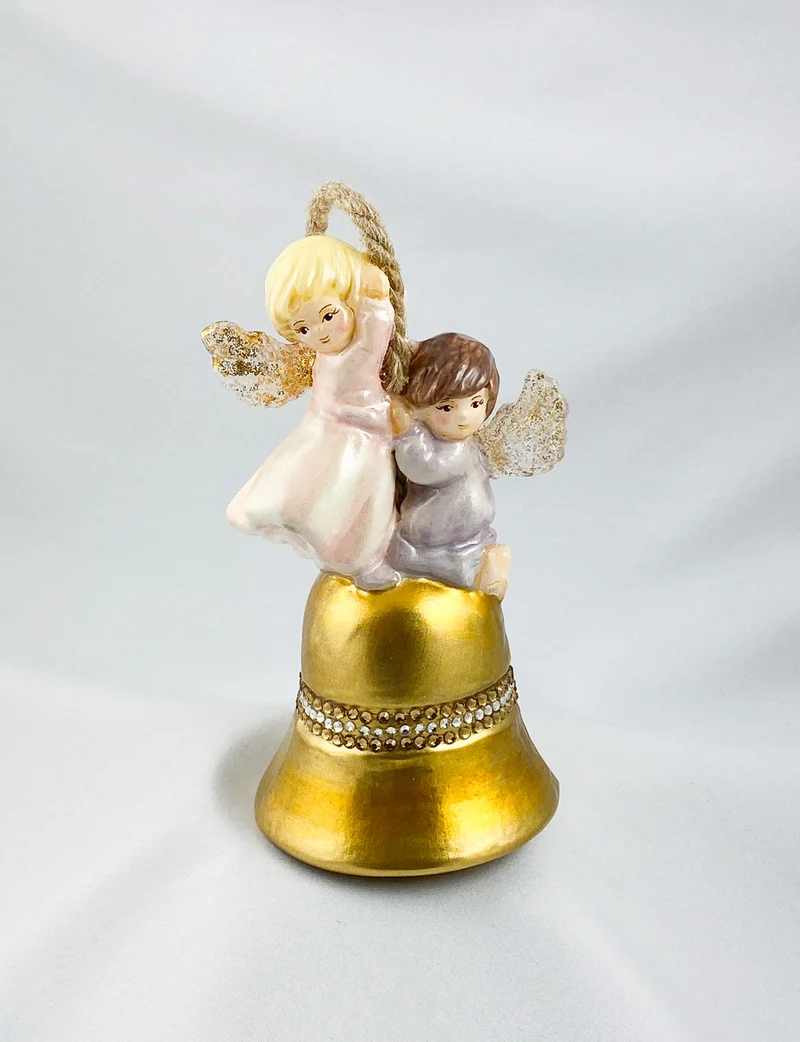 Zwei Engel läuten die goldene Glocke, AtlasArt
