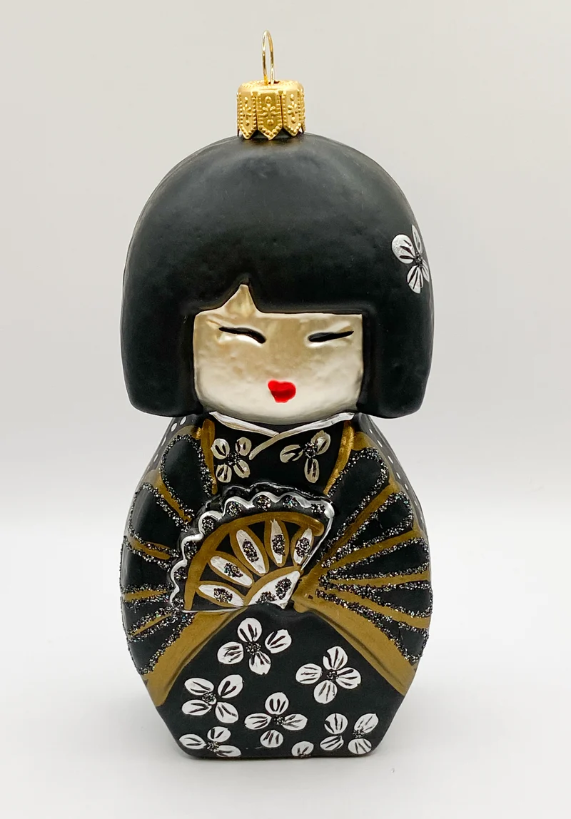 Japanische Kokeshi Puppe Glücksbringer