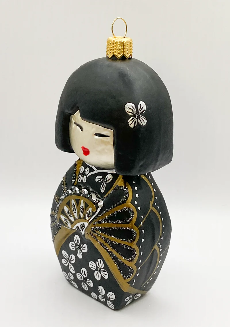 Japanische Kokeshi Puppe Glücksbringer