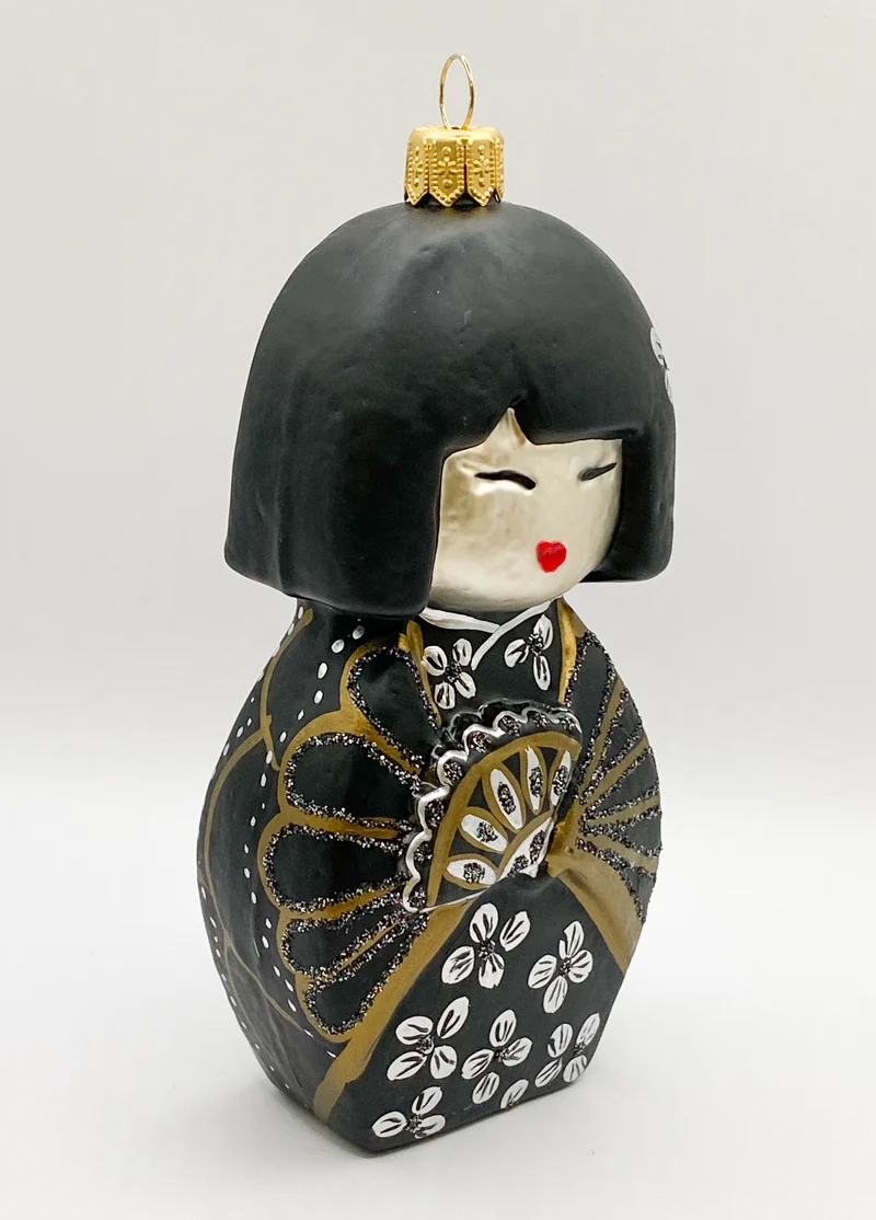 Japanische Kokeshi Puppe Glücksbringer
