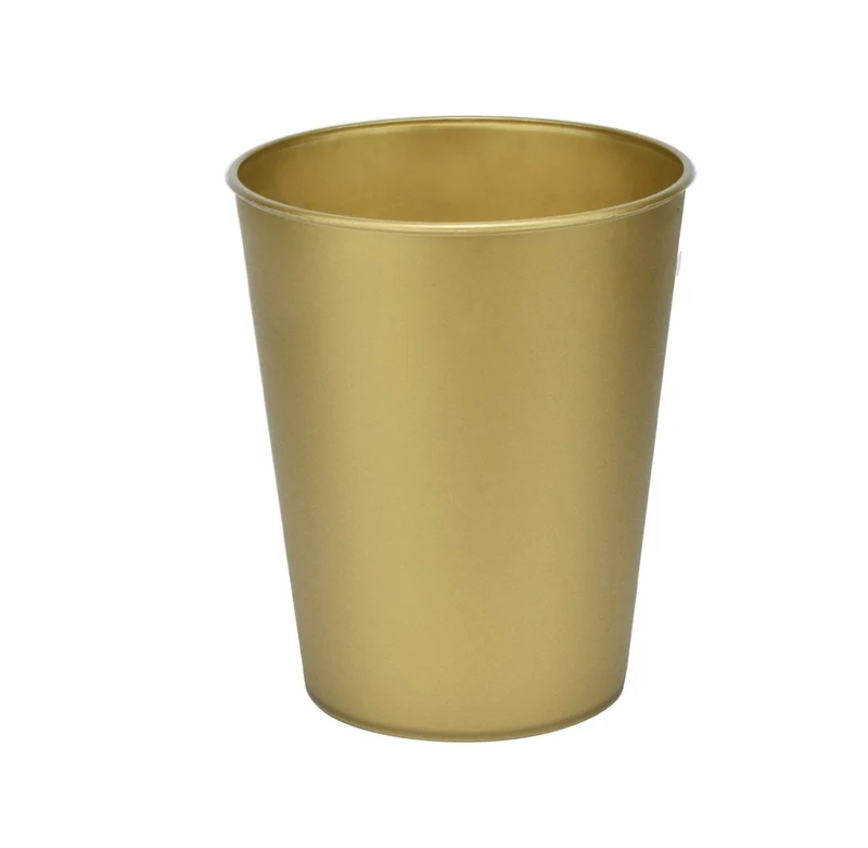 Goldene Becher Metallic 250ml 4 Stück