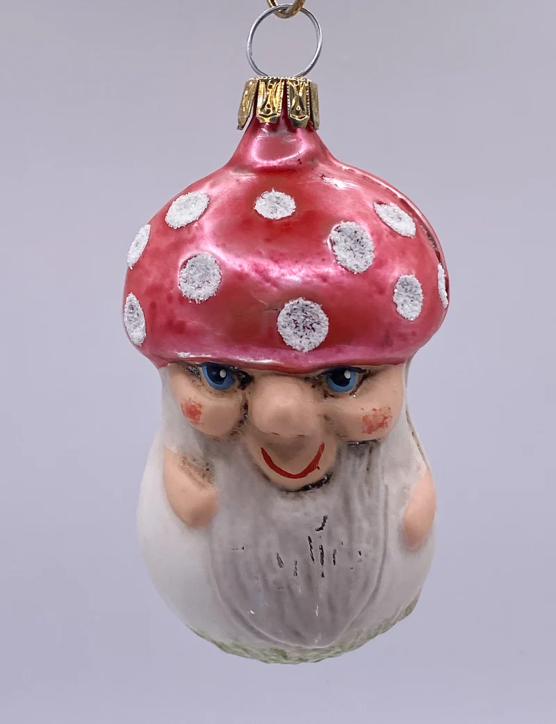Fliegenpilz mit Zwergen-Gesicht