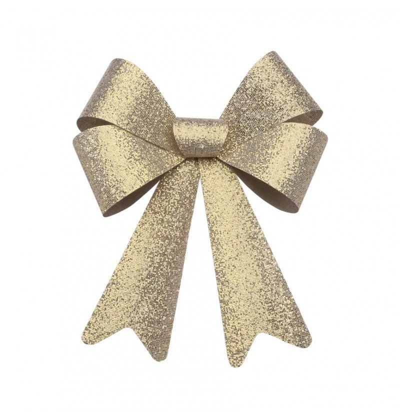 Gold Schleife Glitter 51cm